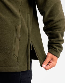 JAQUETA FLEECE SNOW VERDE OLIVA - INVICTUS