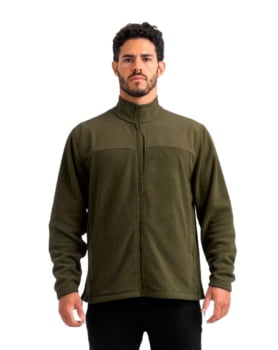 JAQUETA FLEECE SNOW VERDE OLIVA - INVICTUS