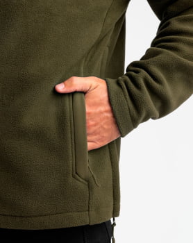 JAQUETA FLEECE SNOW VERDE OLIVA - INVICTUS