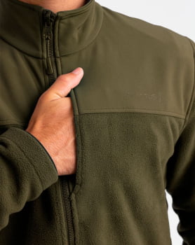 JAQUETA FLEECE SNOW VERDE OLIVA - INVICTUS