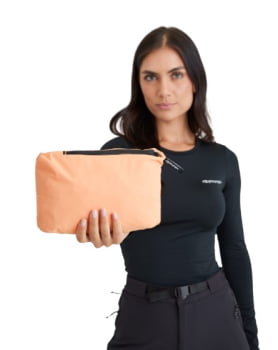 JAQUETA IMPERMEÁVEL DARWIN EVOLUTION 2.0 FEM SALMÃO E AMARELO - GALÁPAGOS