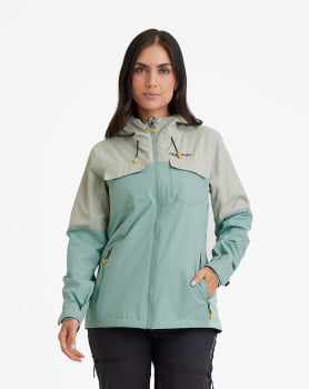 JAQUETA IMPERMEÁVEL DARWIN HEAT FEMININA VERDE - GALÁPAGOS