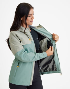 JAQUETA IMPERMEÁVEL DARWIN HEAT FEMININA VERDE - GALÁPAGOS