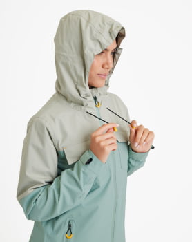 JAQUETA IMPERMEÁVEL DARWIN HEAT FEMININA VERDE - GALÁPAGOS