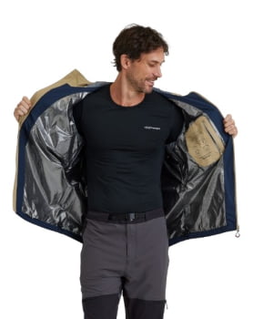 JAQUETA IMPERMEÁVEL DARWIN HEAT MASCULINA MARINHO - GALÁPAGOS