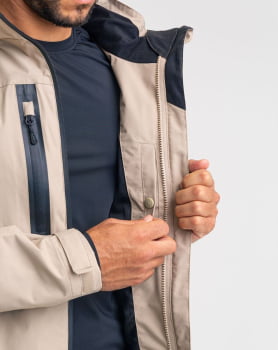 JAQUETA TÁTICA RAIN 3.0 IMPERMEÁVEL CAQUI - INVICTUS