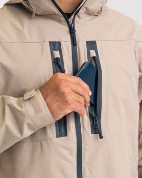 JAQUETA TÁTICA RAIN 3.0 IMPERMEÁVEL CAQUI - INVICTUS
