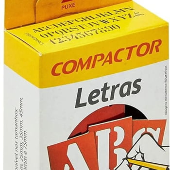 LETRAS VAZADAS STENCIL NORMOGRAFO 45MM 37 PEÇAS COMPACTOR