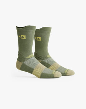 MEIA TÉCNICA COOLMAX HIGHSTRIDE VERDE - GALÁPAGOS