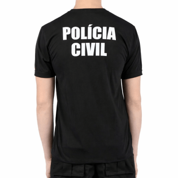 CAMISETA POLICIA CIVIL SC MANGA CURTA POLIAMIDA - FORT BRASIL