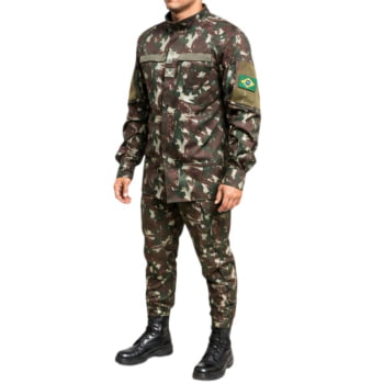Farda de Combate Camuflada Alta Solidez Exército Brasileiro FRT Brasil
