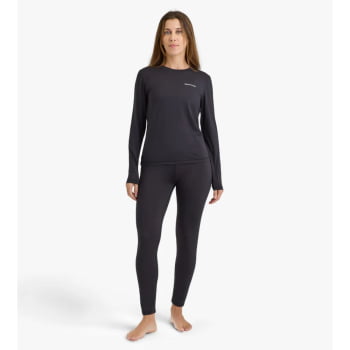 BLUSA SEGUNDA PELE LITHIUM HEAT FEMININA PRETA - GALAPAGOS