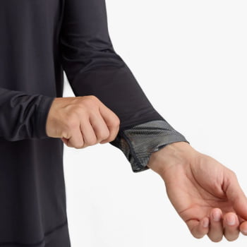 BLUSA SEGUNDA PELE LITHIUM HEAT MASCULINA PRETA - GALAPAGOS