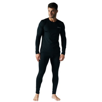 BLUSA SEGUNDA PELE LITHIUM THERMO MASCULINA PRETA - GALAPAGOS