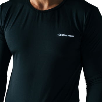 BLUSA SEGUNDA PELE LITHIUM THERMO MASCULINA PRETA - GALAPAGOS