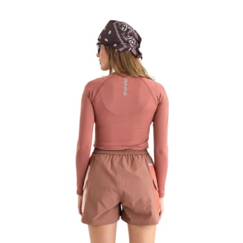 BLUSA SEGUNDA PELE UV VELLA FEMININA TERRACOTA - GALAPAGOS BLUSA SEGUNDA PELE UV VELLA FEMININA TERRACOTA - GALAPAGOS