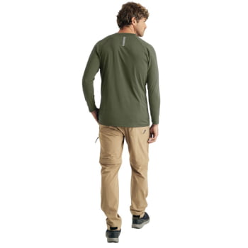 BLUSA SEGUNDA PELE UV VELLA MASCULINA VERDE OLIVA - GALAPAGOS