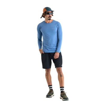 BLUSA SEGUNDA PELE VELLA MASCULINA AZUL INDIGO - GALAPAGOS BLUSA SEGUNDA PELE VELLA MASCULINA AZUL INDIGO - GALAPAGOS