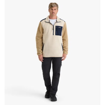 BLUSÃO FLEECE SHERPA UNISSEX OFF WHITE - GALAPAGOS