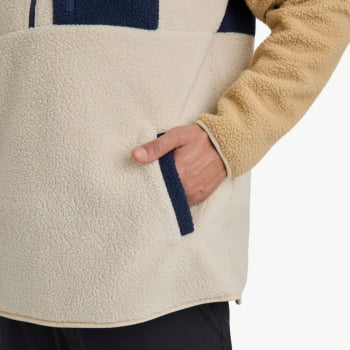 BLUSÃO FLEECE SHERPA UNISSEX OFF WHITE - GALAPAGOS