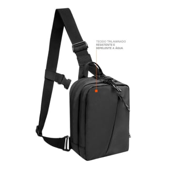 BOLSA DE OMBRO GRAYMAN SIDE PRETA - INVICTUS