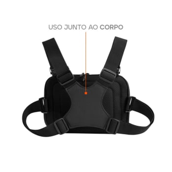 BOLSA DE PEITO CORE GRAYMAN PRETA - INVICTUS