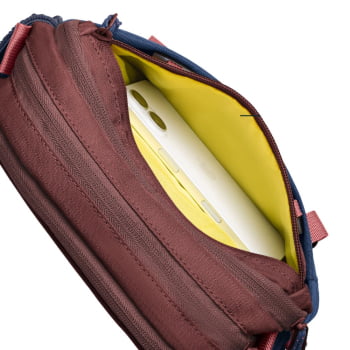 BOLSA POCHETE CAMALEÃO 2.0 BORDO E MARINHO - INVICTUS