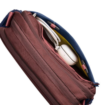 BOLSA POCHETE CAMALEÃO 2.0 BORDO E MARINHO - INVICTUS