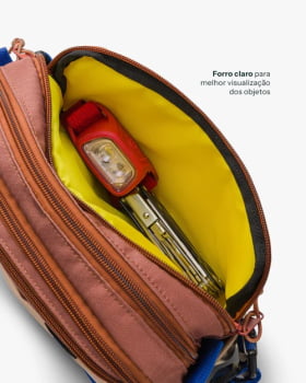 BOLSA POCHETE CAMALEÃO 3L BEGE GALAPAGOS