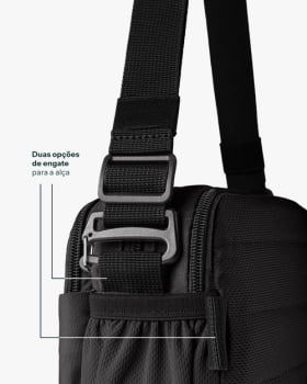 BOLSA POCHETE CAMALEÃO 3L PRETO GALAPAGOS