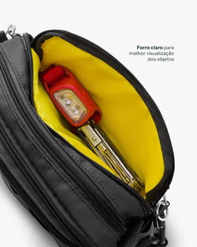 BOLSA POCHETE CAMALEÃO 3L PRETO GALAPAGOS