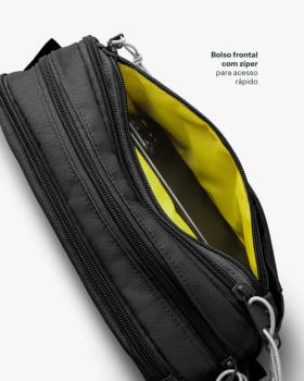 BOLSA POCHETE CAMALEÃO 3L PRETO GALAPAGOS