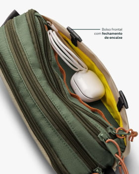 BOLSA POCHETE CAMALEÃO 3L VERDE GALAPAGOS