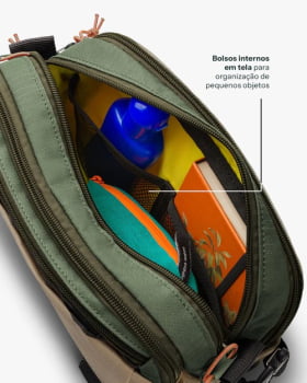 BOLSA POCHETE CAMALEÃO 3L VERDE GALAPAGOS