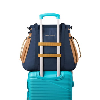 BOLSA TOTE ALL-IN 35L MARINHO E CARAMELO - GALAPAGOS