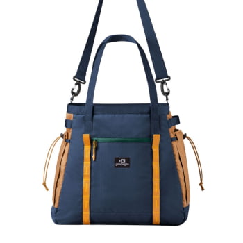 BOLSA TOTE ALL-IN 35L MARINHO E CARAMELO - GALAPAGOS BOLSA TOTE ALL-IN 35L MARINHO E CARAMELO - GALAPAGOS