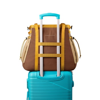 BOLSA TOTE ALL-IN 35L MARROM E BEGE - GALAPAGOS