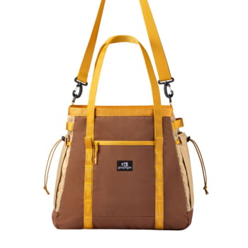 BOLSA TOTE ALL-IN 35L MARROM E BEGE - GALAPAGOS BOLSA TOTE ALL-IN 35L MARROM E BEGE - GALAPAGOS