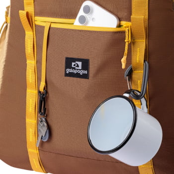BOLSA TOTE ALL-IN 35L MARROM E BEGE - GALAPAGOS