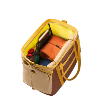 BOLSA TOTE ALL-IN 35L MARROM E BEGE - GALAPAGOS