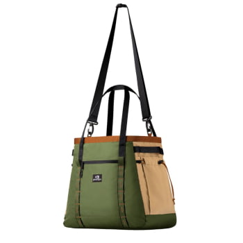 BOLSA TOTE ALL-IN 35L VERDE E CAQUI - GALAPAGOS BOLSA TOTE ALL-IN 35L VERDE E CAQUI - GALAPAGOS