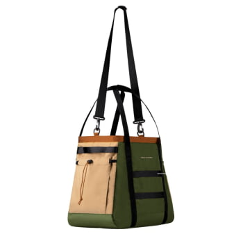 BOLSA TOTE ALL-IN 35L VERDE E CAQUI - GALAPAGOS