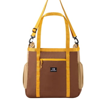 BOLSA TOTE ALL-IN DAILY MARROM E BEGE - INVICTUS BOLSA TOTE ALL-IN DAILY MARROM E BEGE - INVICTUS