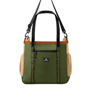 BOLSA TOTE ALL-IN DAILY VERDE E CAQUI - INVICTUS BOLSA TOTE ALL-IN DAILY VERDE E CAQUI - INVICTUS
