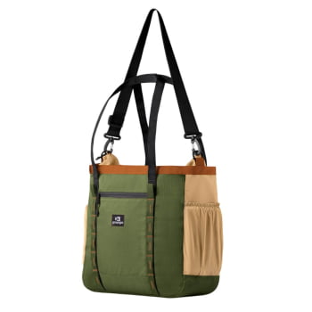 BOLSA TOTE ALL-IN DAILY VERDE E CAQUI - INVICTUS BOLSA TOTE ALL-IN DAILY VERDE E CAQUI - INVICTUS
