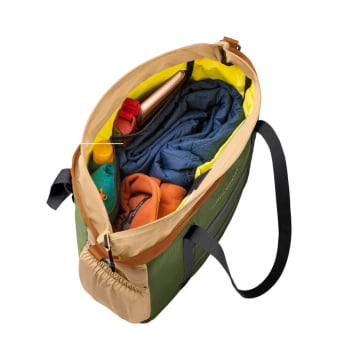 BOLSA TOTE ALL-IN DAILY VERDE E CAQUI - INVICTUS