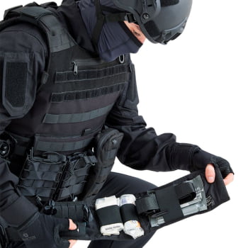 BOLSO MÉDICO MODULAR 1512 2.0 PRETO - INVICTUS