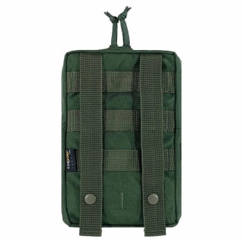 BOLSO MODULAR VERTICAL MÉDIO 2 ZIPER VERDE - WTC