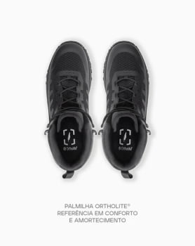 BOTA  ARION 2.0 8” PRETA  - INVICTUS