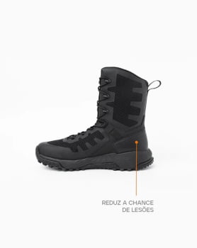 BOTA  ARION 2.0 8” PRETA  - INVICTUS